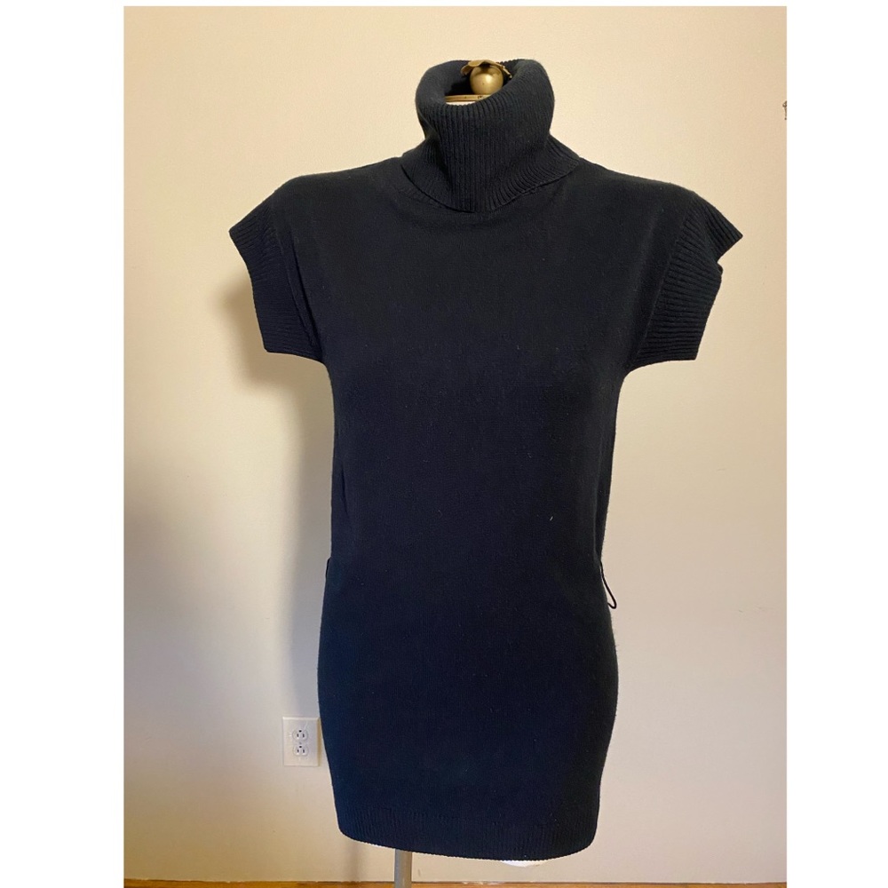 Joyce Leslie Black Turtleneck Sweater Dress